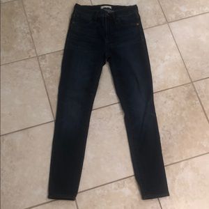 Madewell 9in highrise skinny leg jean